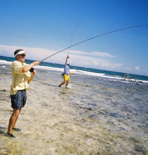 flats fishing on guanaja island